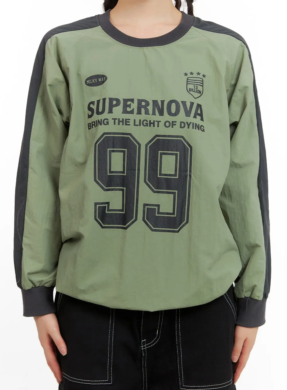 Activewear Windbreaker Graphic Sweatshirt CG420