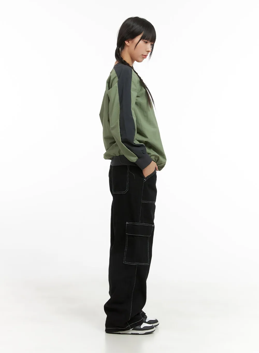 Activewear Windbreaker Graphic Sweatshirt CG420