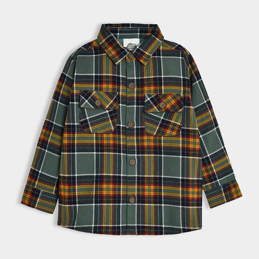 Adventure Green Flannel Shirt