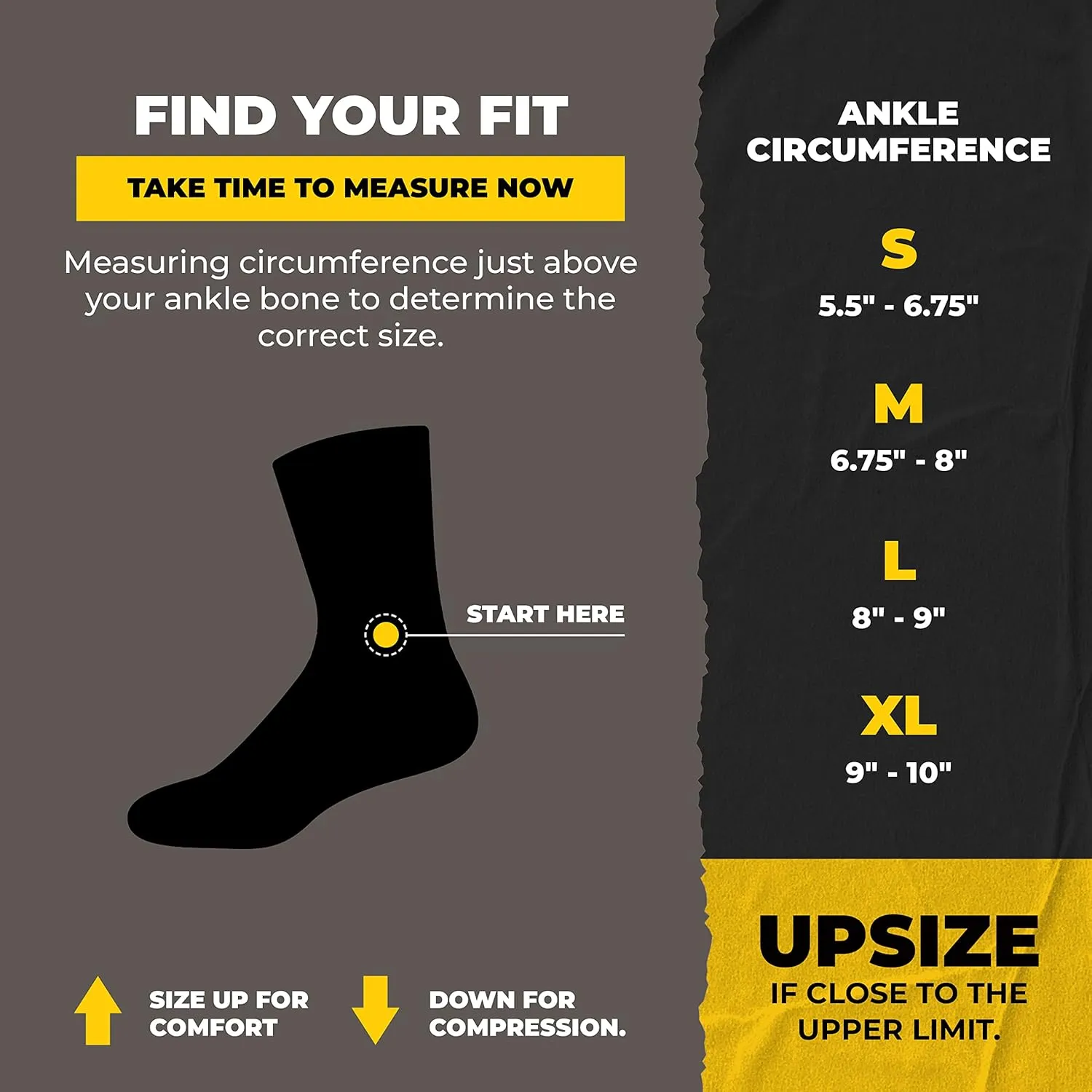 Ankle Brace for Women and Men - Ankle Compression Brace with Adjustable Straps, Sprain Braces, Arch Support for Sprained Ankle, Achilles Tendon Support Plantar Fasciitis Relief, Medium