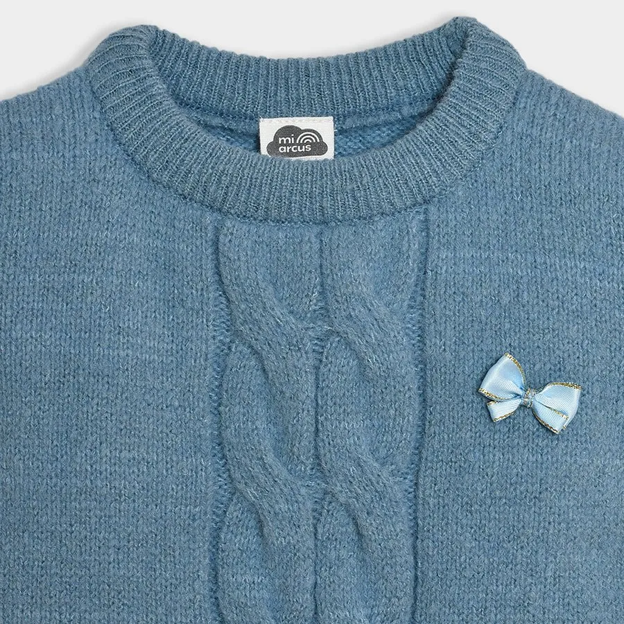 Bonjour Sky Sleeveless Knitted Sweater