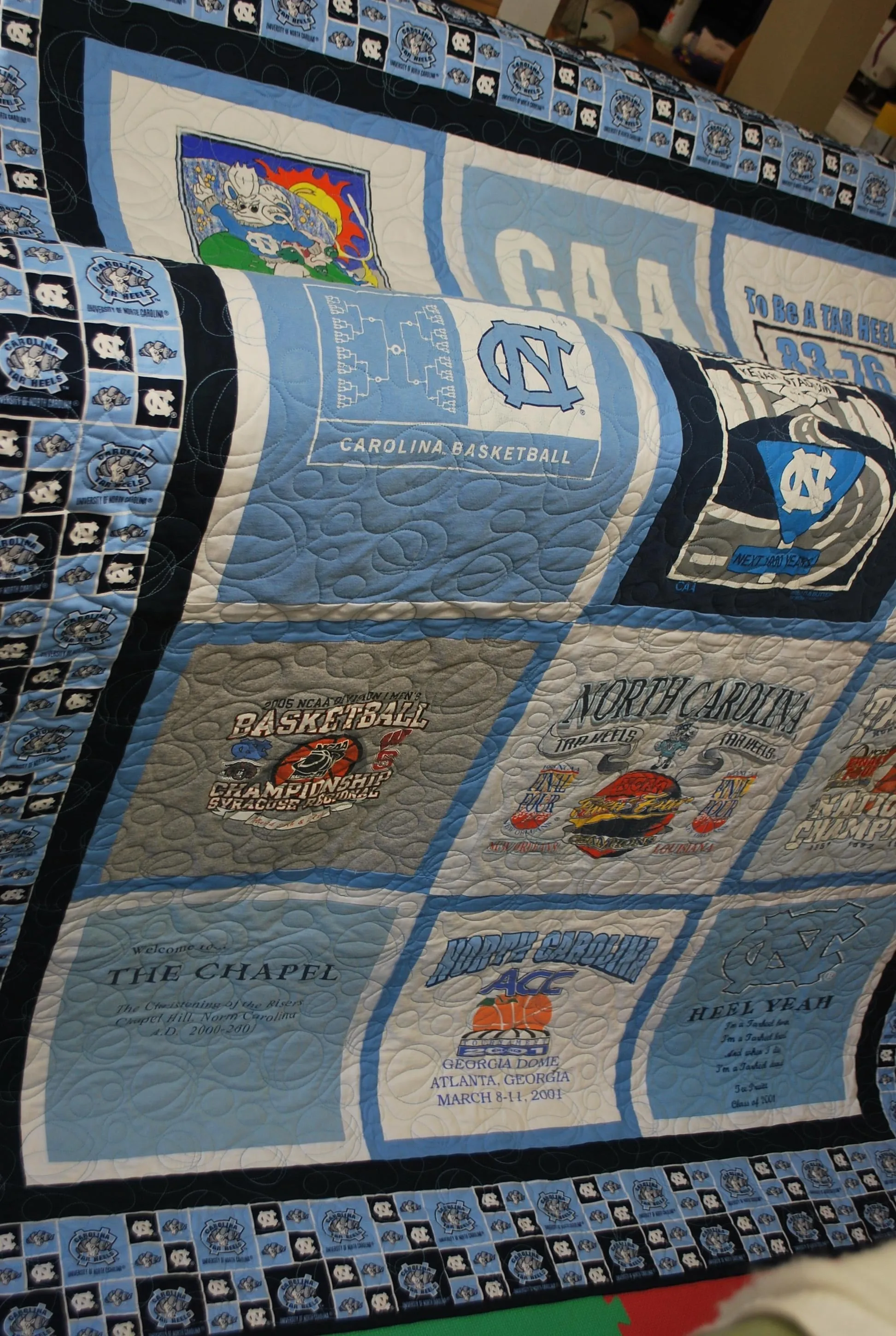 Carolina Home T-shirt Quilt