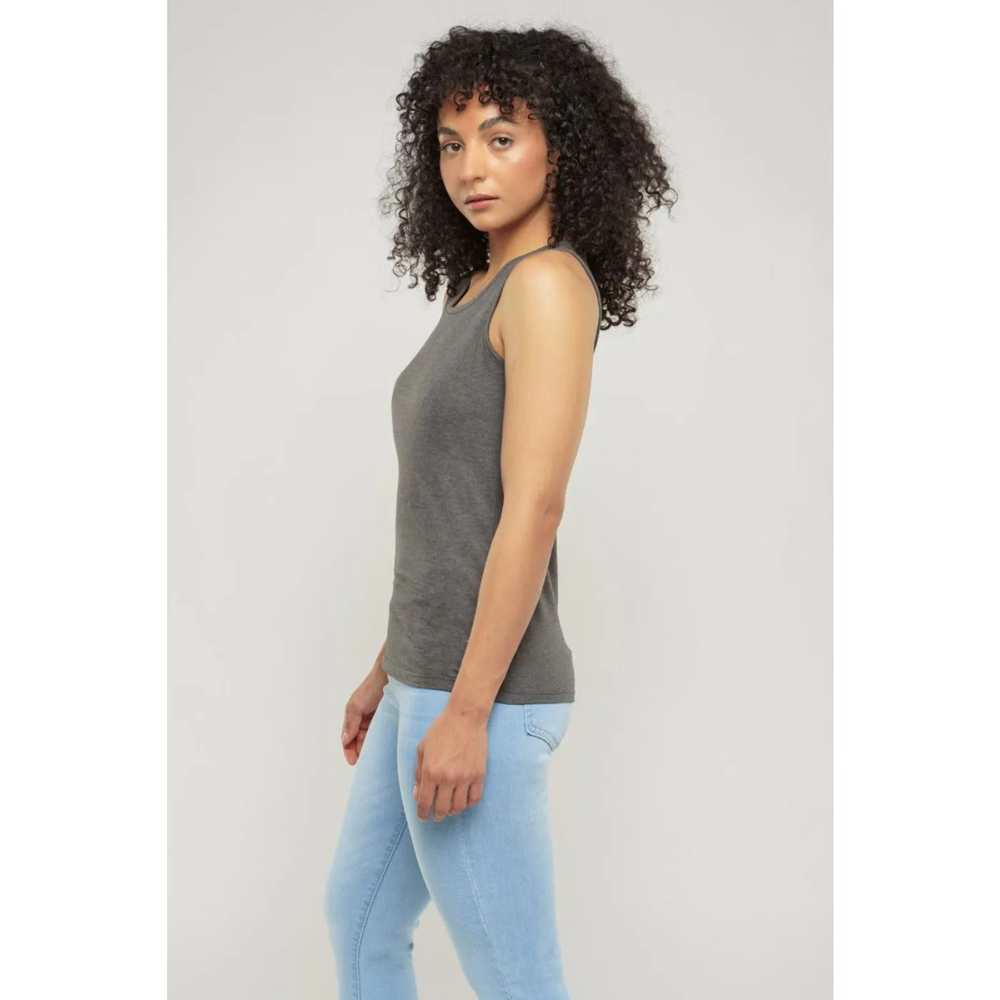 Charcoal Sleeveless TankTop