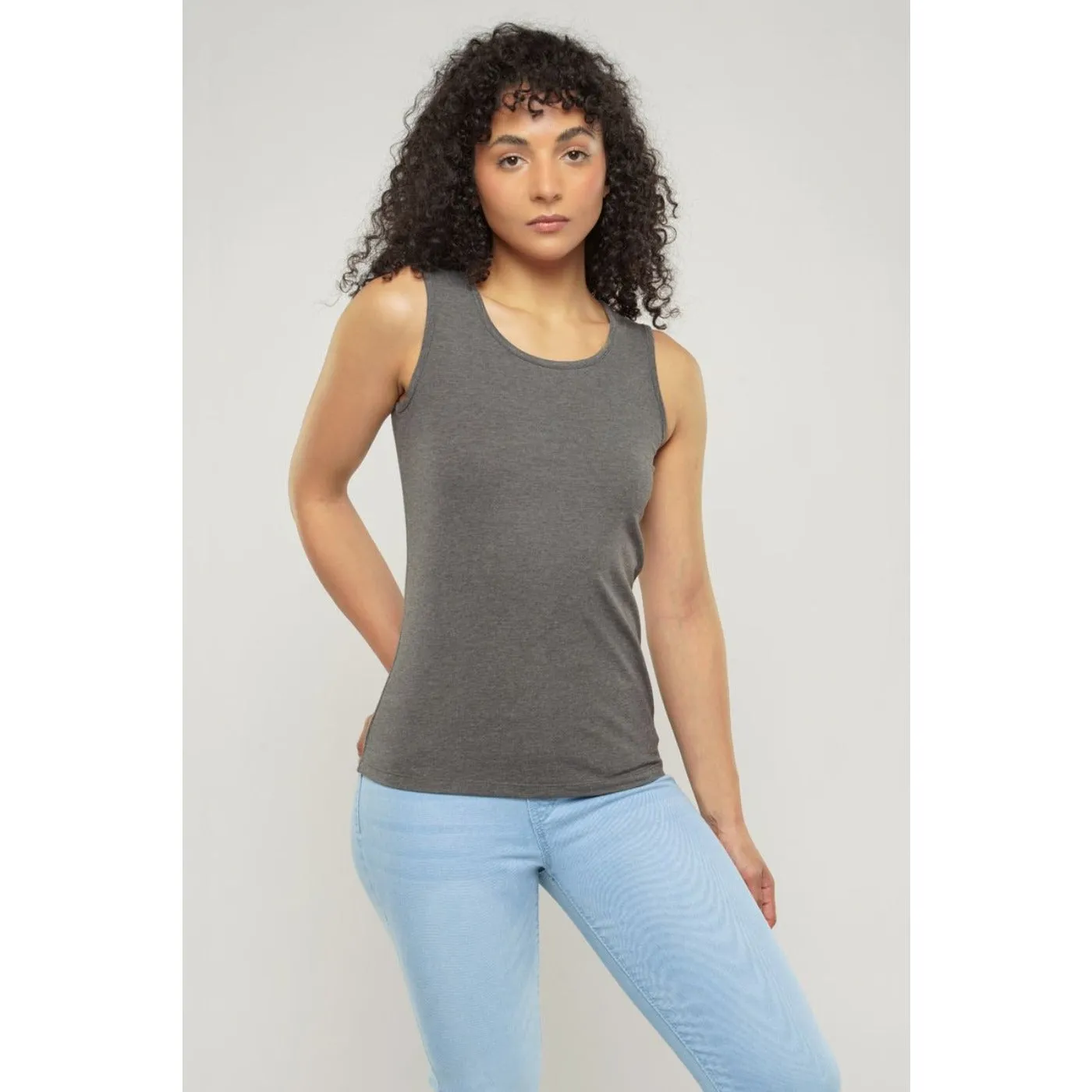 Charcoal Sleeveless TankTop