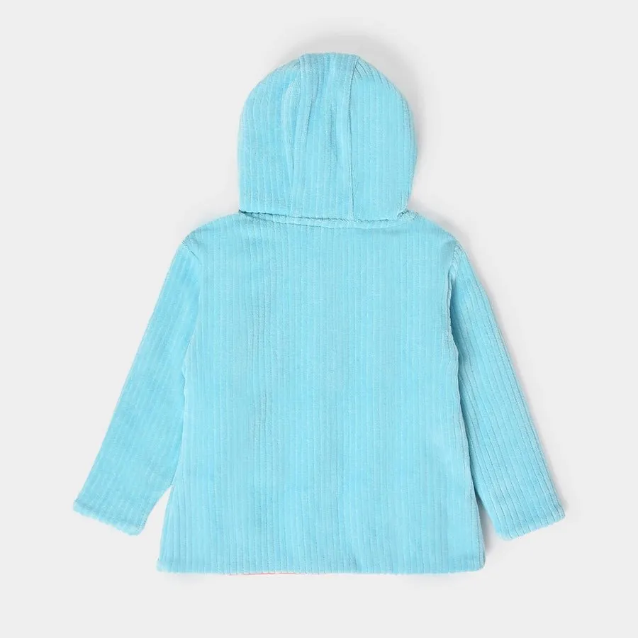 Farm Friends Quitter Reversible Jacket  Skyblue