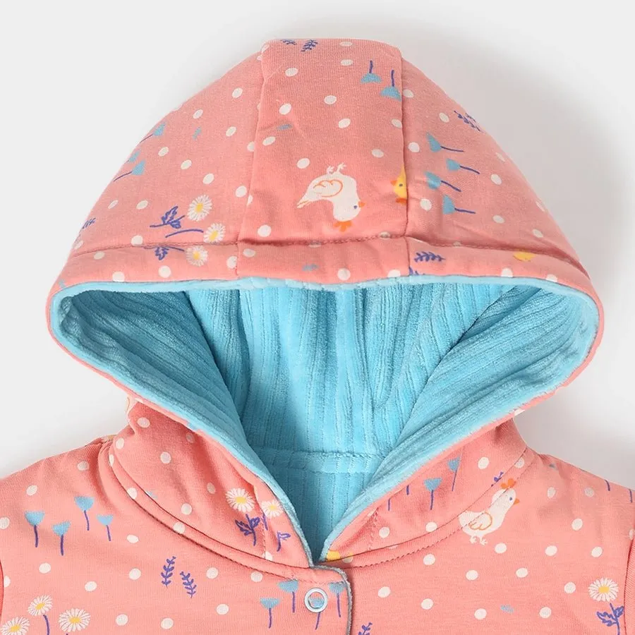 Farm Friends Quitter Reversible Jacket  Skyblue