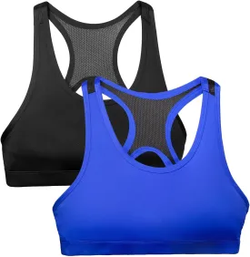 Fruit of the Loom Girls' Stay Dry Racerback Sports Bra