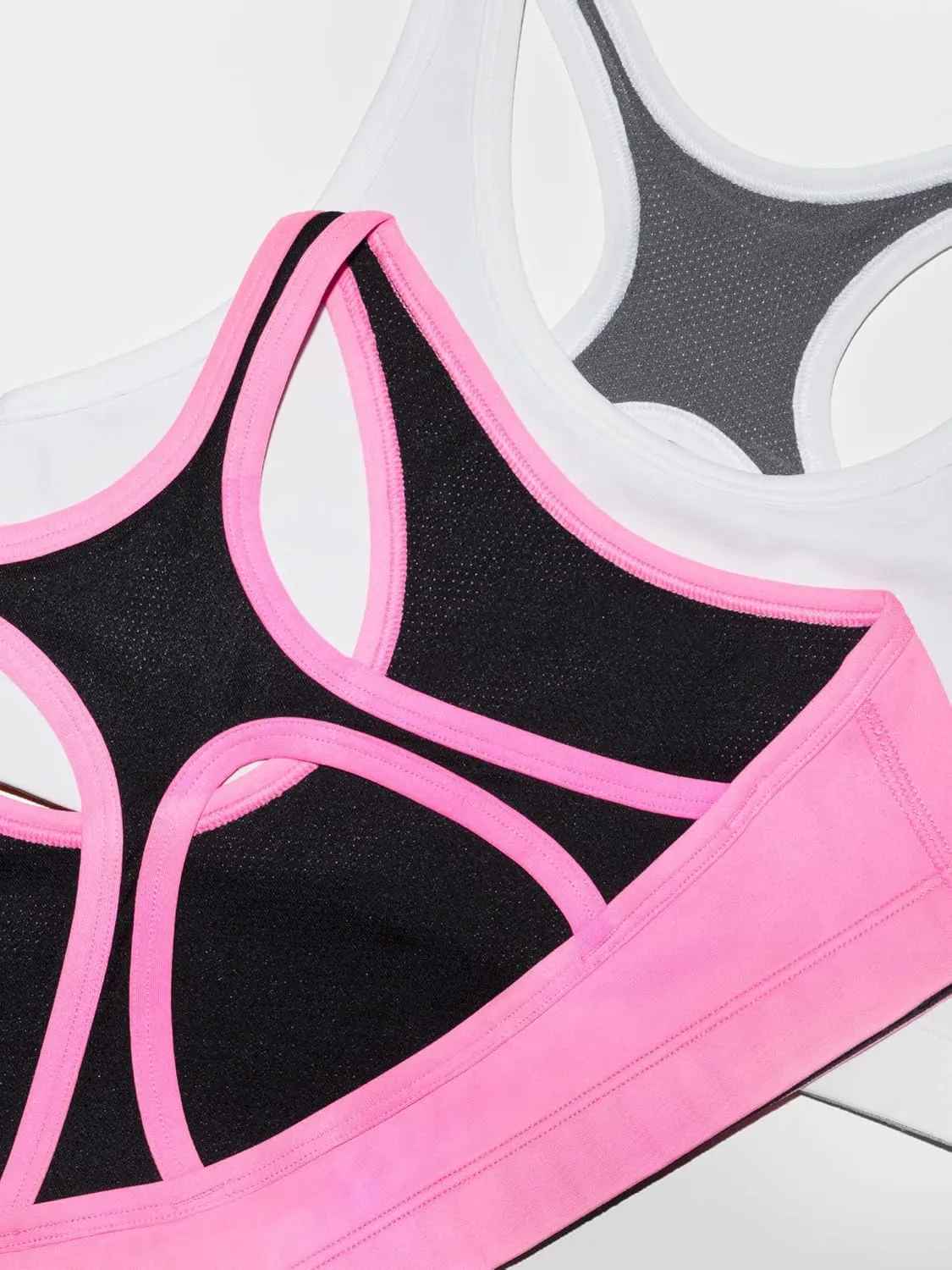 Fruit of the Loom Girls' Stay Dry Racerback Sports Bra