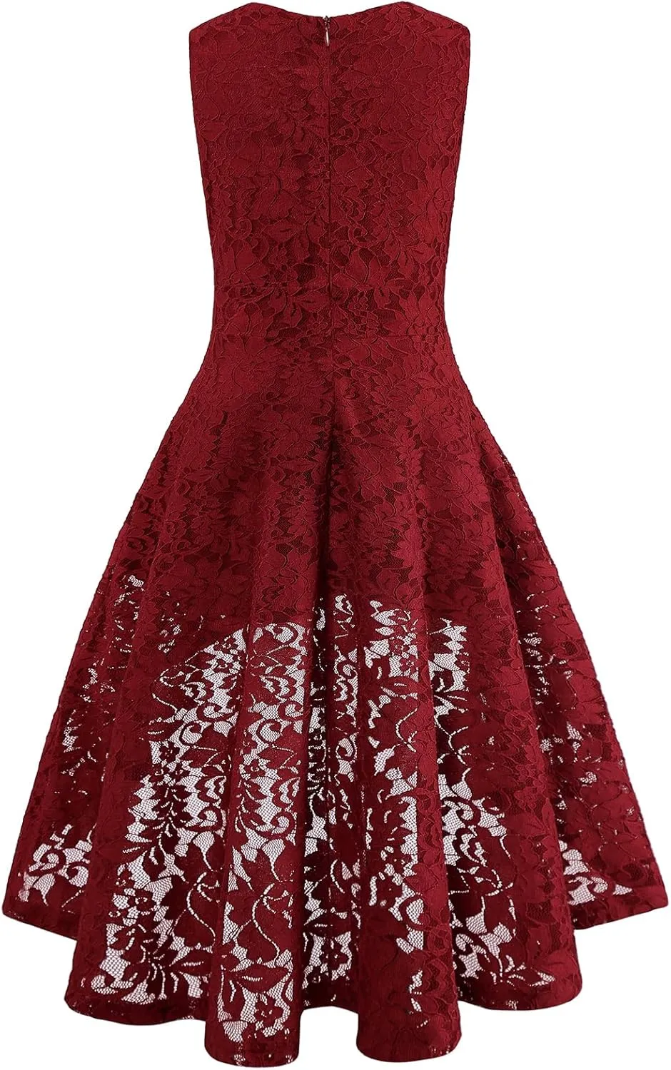 Girls Floral Lace Dress Easter Bridesmaid Vintage Formal Cocktail Party Swallowtail Swing Dresses 7-14 Years