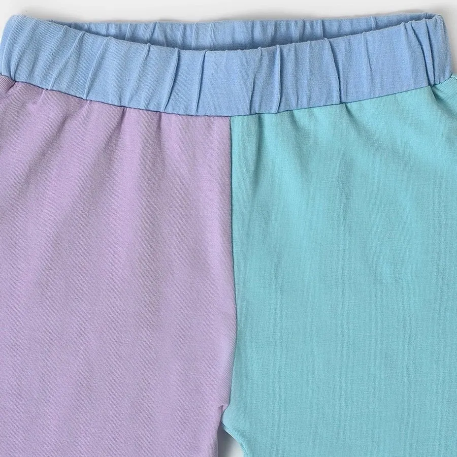 Girls Ruffled Leggings- ( Pack of 2 )