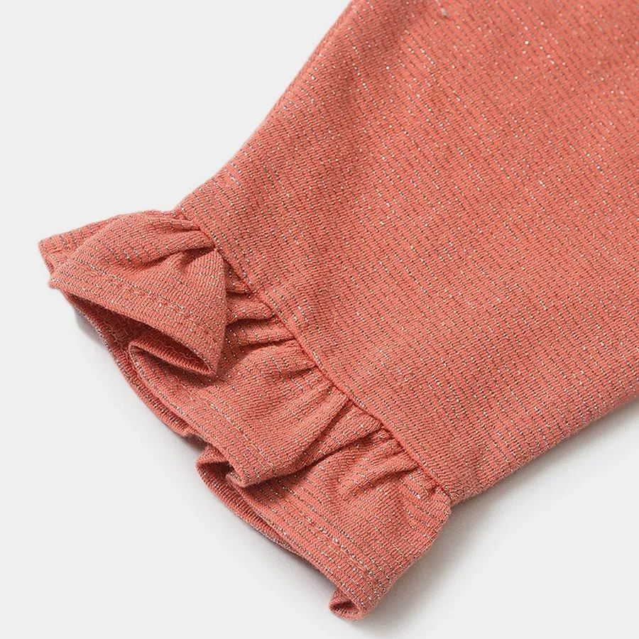 Girls Ruffled Leggings- ( Pack of 2 )