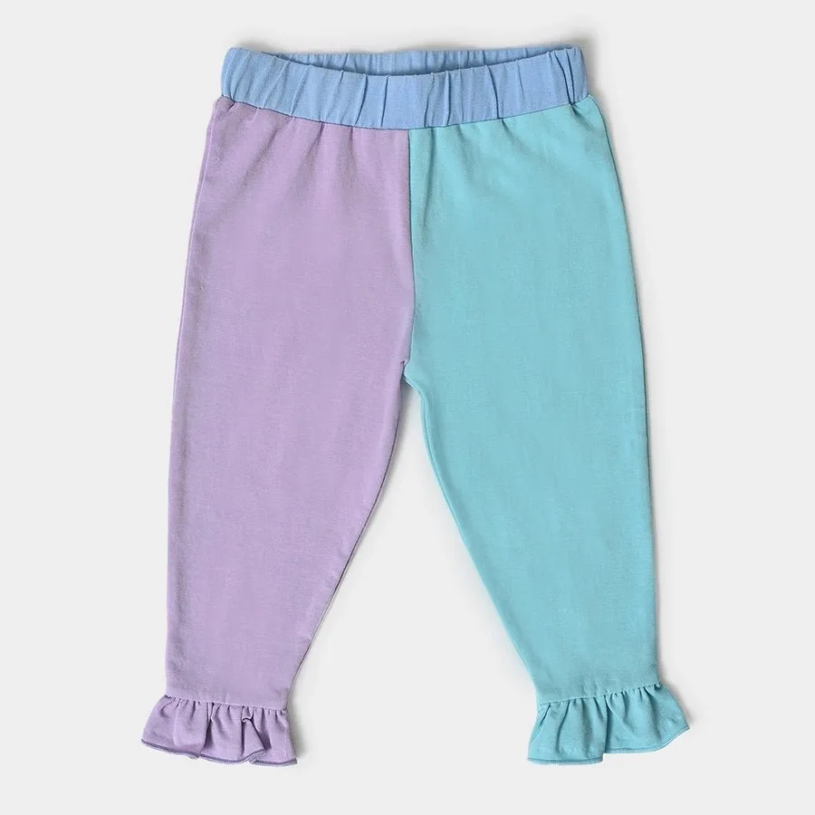 Girls Ruffled Leggings- ( Pack of 2 )