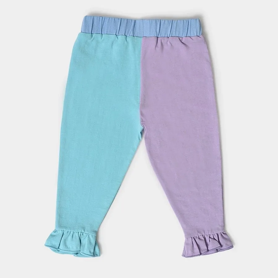 Girls Ruffled Leggings- ( Pack of 2 )