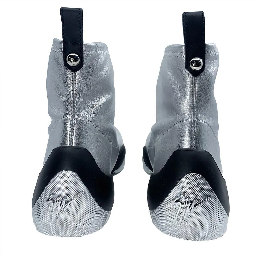 Giuseppe Zanotti Women's Light Jump High Top Sneaker Silver