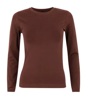 GRACIOUS Long Sleeved Top | Maroon