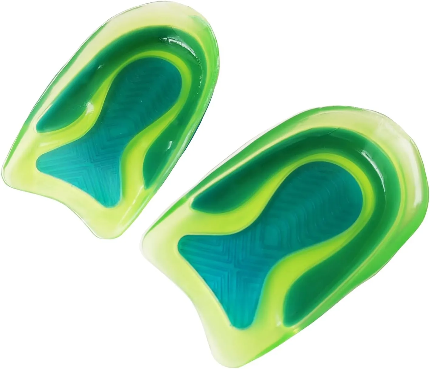 Kids Heel Cups for Heel Pain Sport Shock Absorbing Lightweight Gel Heel Inserts for Kid's with Sensitive Heels, Heel Spurs, Plantar Fasciitis, or Ankle Pain (1 Pairs Kid's Size 3-7 / Women 4-8)