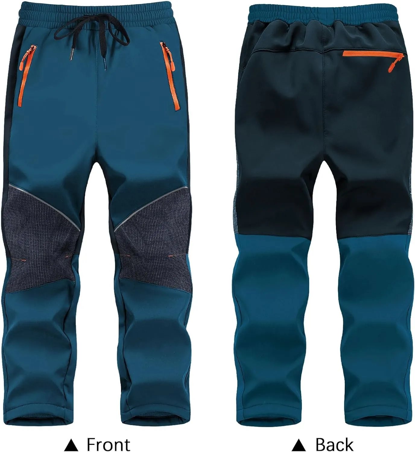 Kids Snow Ski Pants Hiking Boys Girls Outdoor Waterproof Windproof Fleece Warm Snowboard Pants