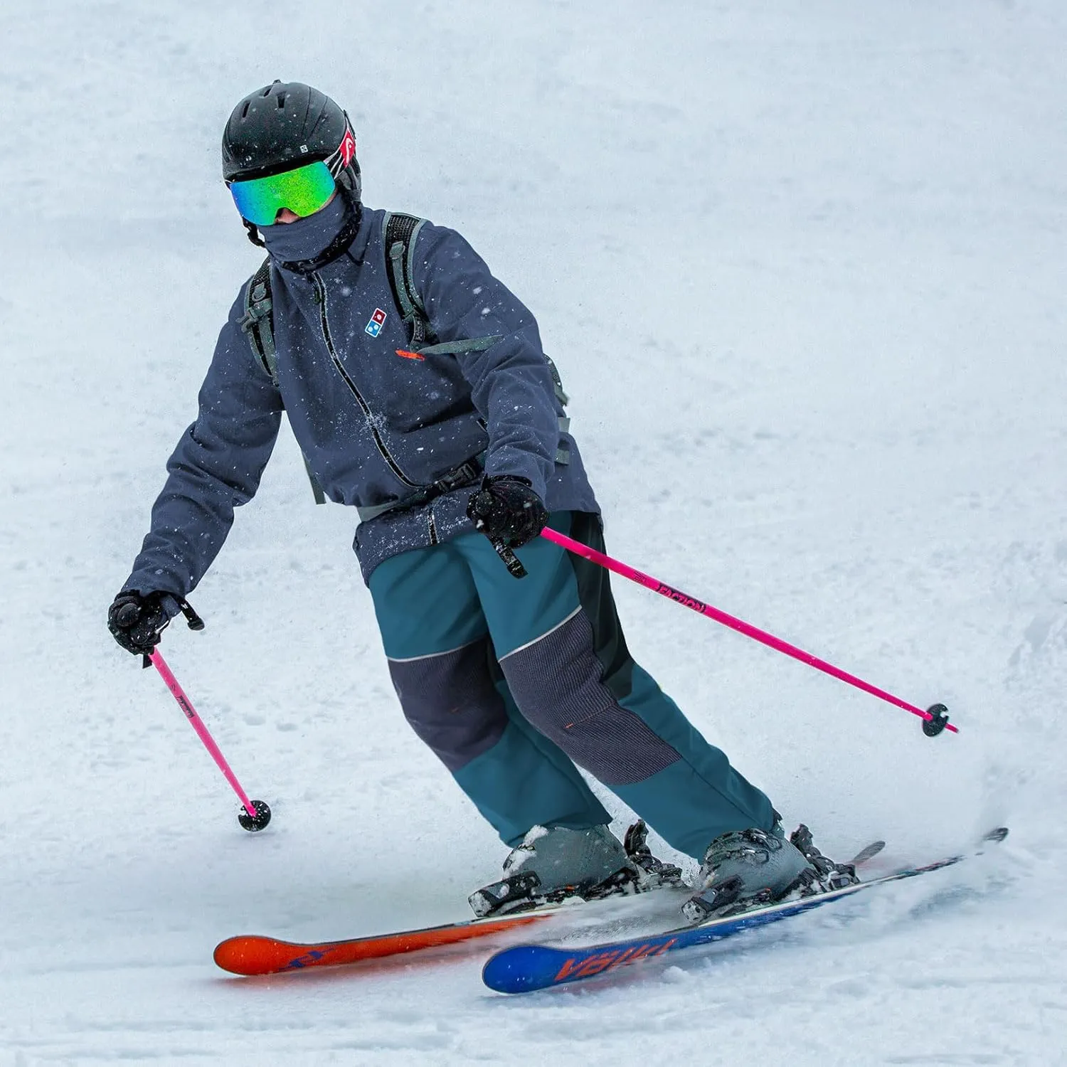 Kids Snow Ski Pants Hiking Boys Girls Outdoor Waterproof Windproof Fleece Warm Snowboard Pants