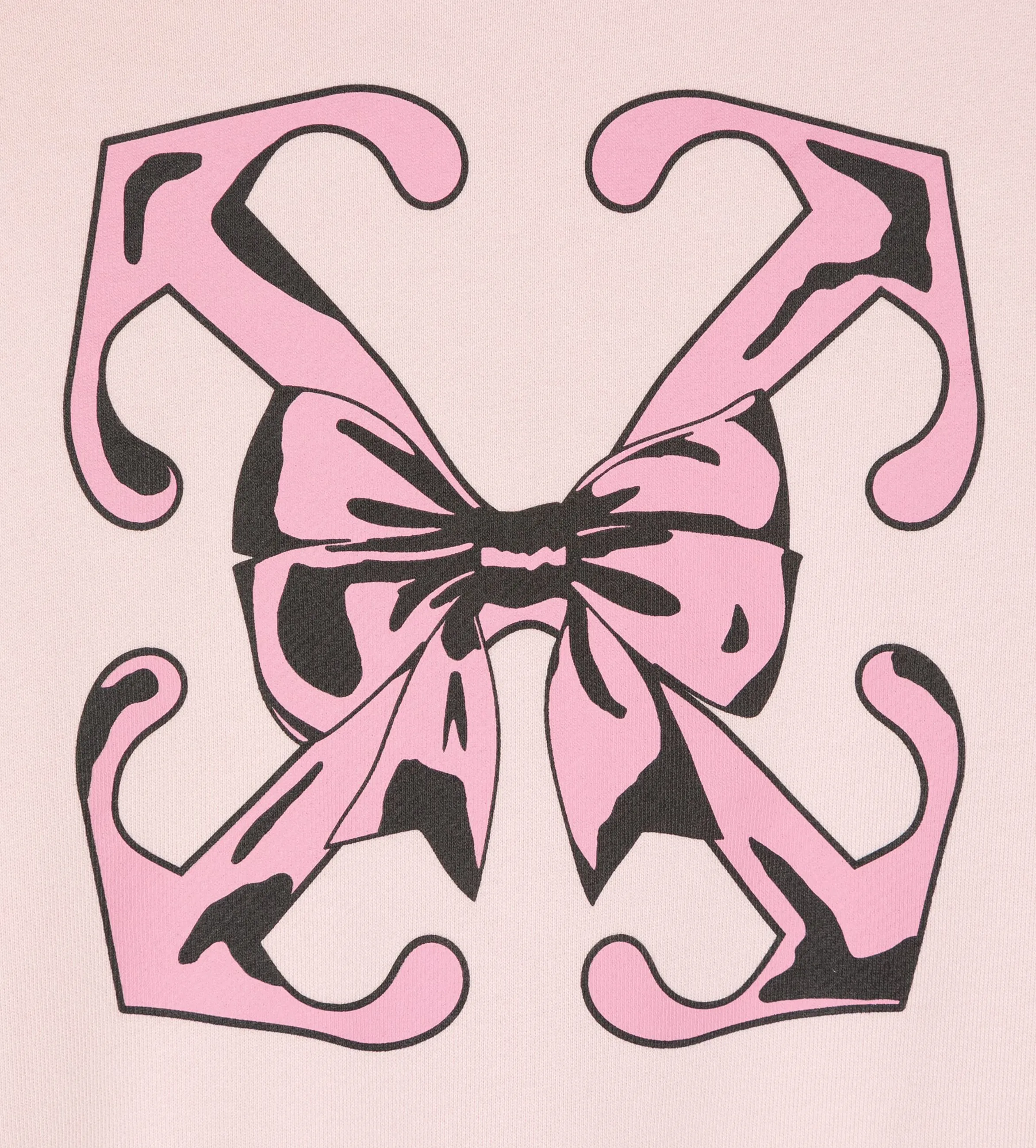 Logo Print Hoodie Pink
