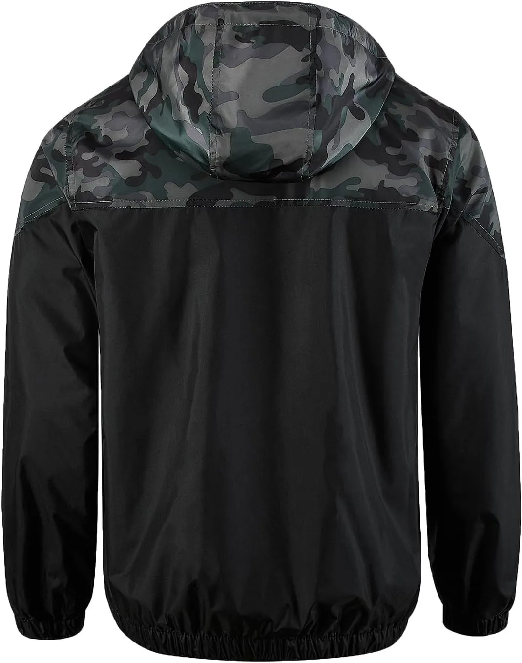 MADHERO Mens Windbreaker Jacket Lightweight 90s Retro Wind Breakers