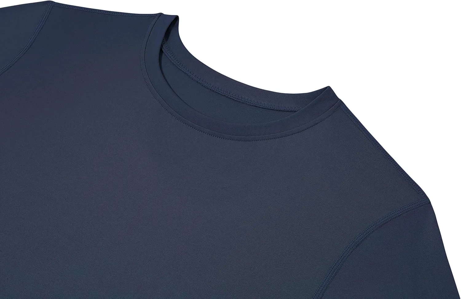 Men's Compression Shirts Long Sleeve Athletic Workout Top, Rash Guard Base Layer Sports Undershirt - Crew Neck