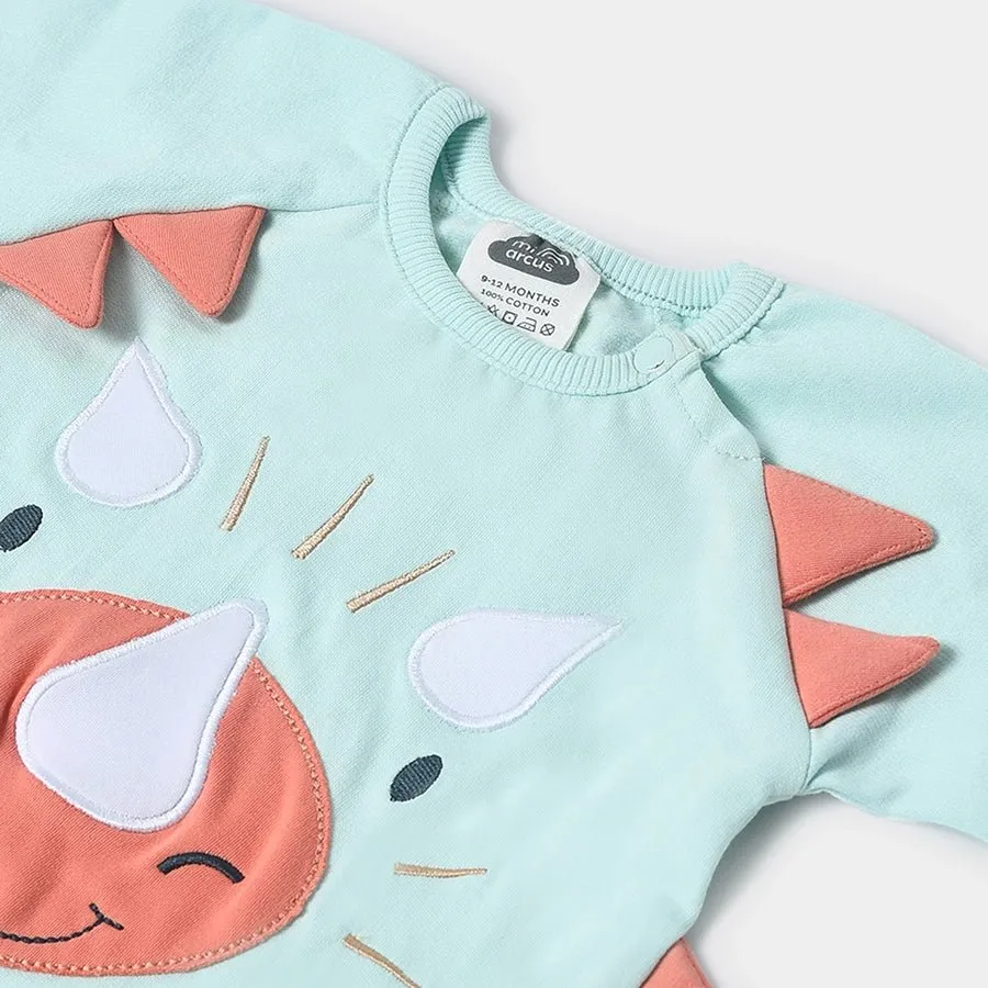 Misty Rhino Sleep Suit for Boys