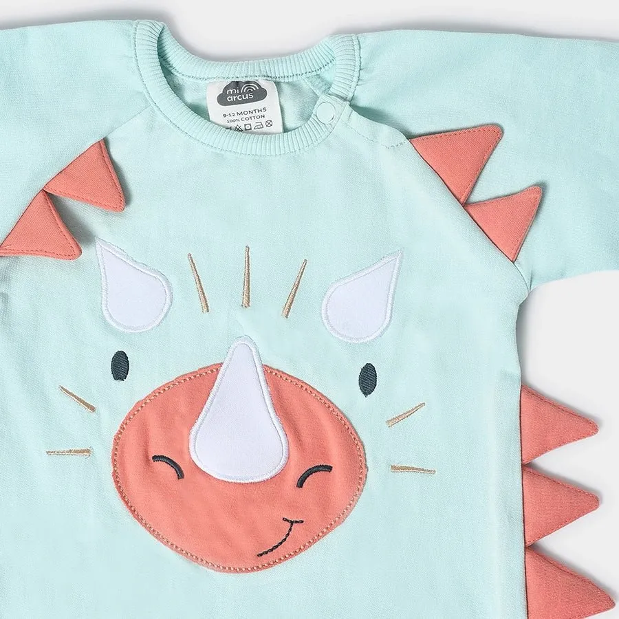 Misty Rhino Sleep Suit for Boys
