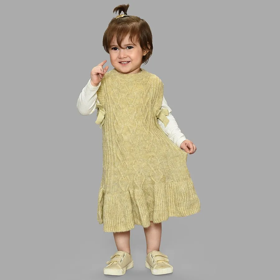 Neutral Love Benat Knitted Dress