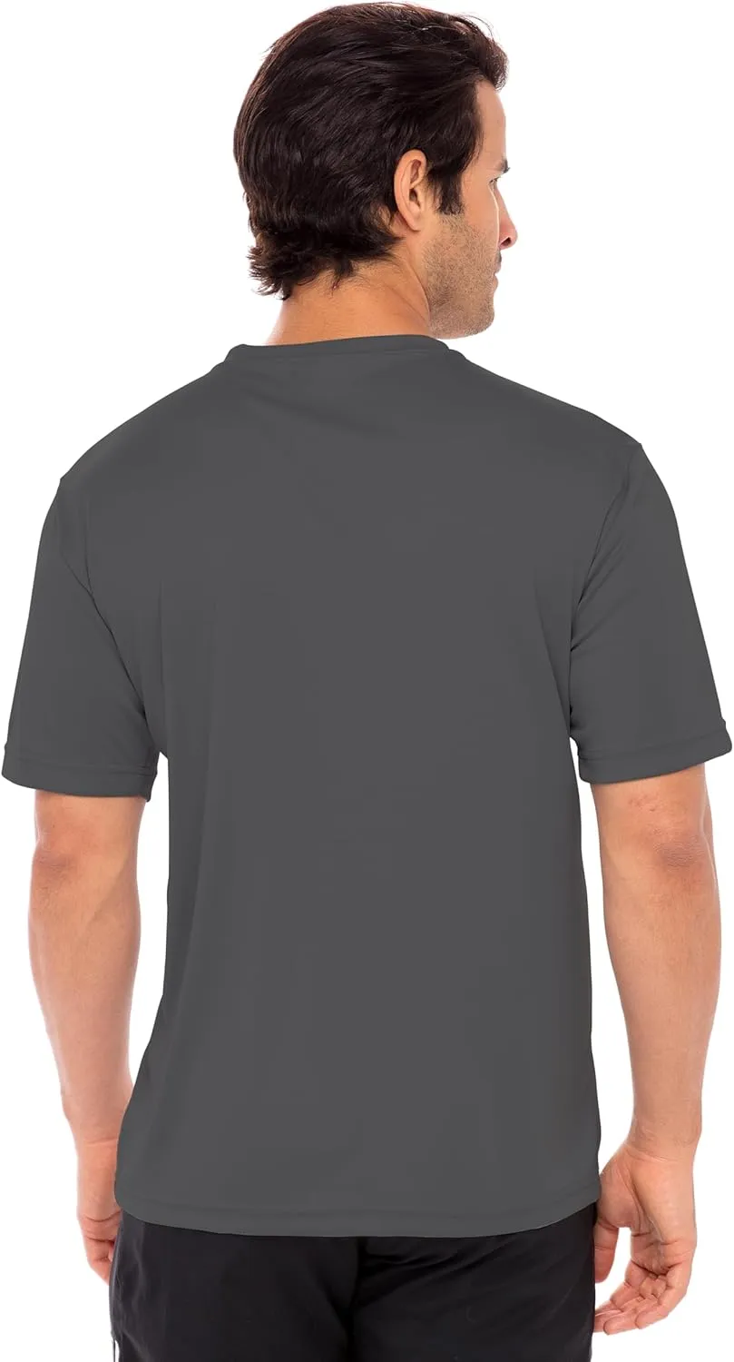 Opna Men's Big & Tall Short Sleeve Moisture Wicking Athletic T-Shirts Regular Sizes & XLT's