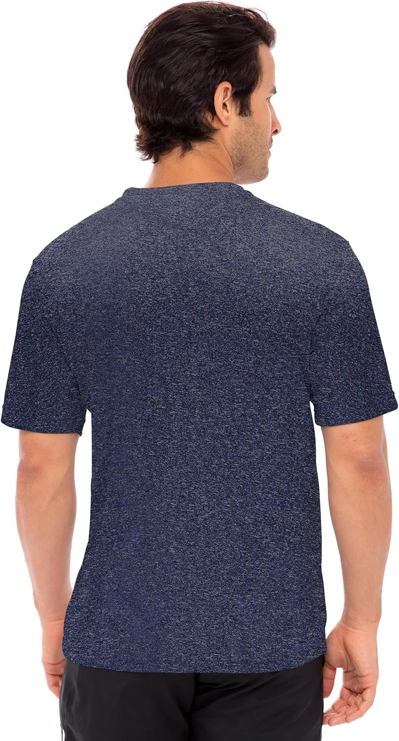 Opna Men's Big & Tall Short Sleeve Moisture Wicking Athletic T-Shirts Regular Sizes & XLT's