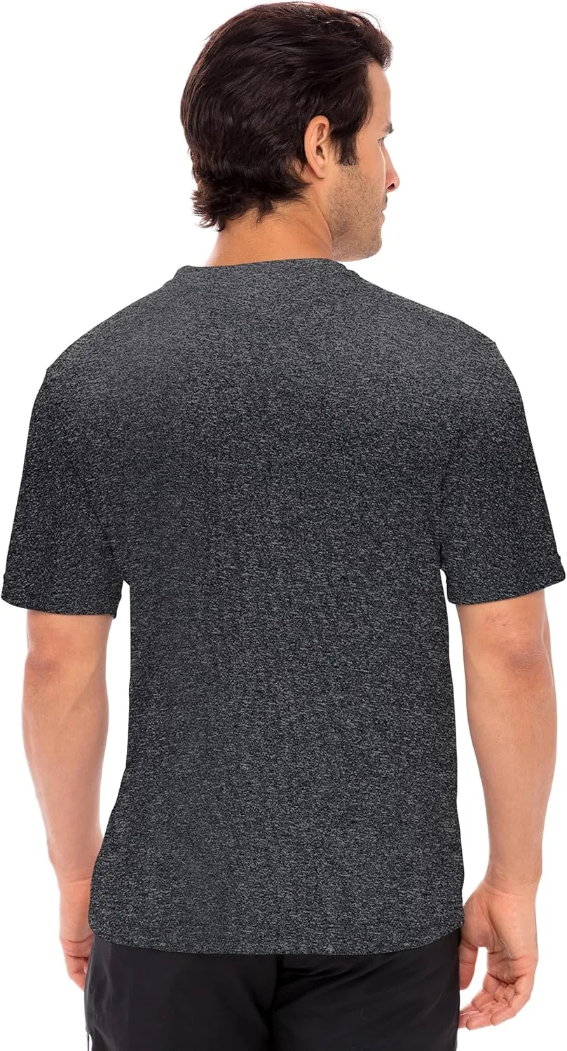 Opna Men's Big & Tall Short Sleeve Moisture Wicking Athletic T-Shirts Regular Sizes & XLT's
