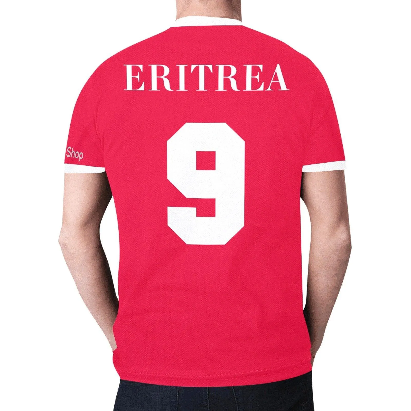 Red Sea Football Jersey T-Shirt Red