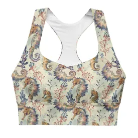 Seahorse Haven Eco Sports Bra Top