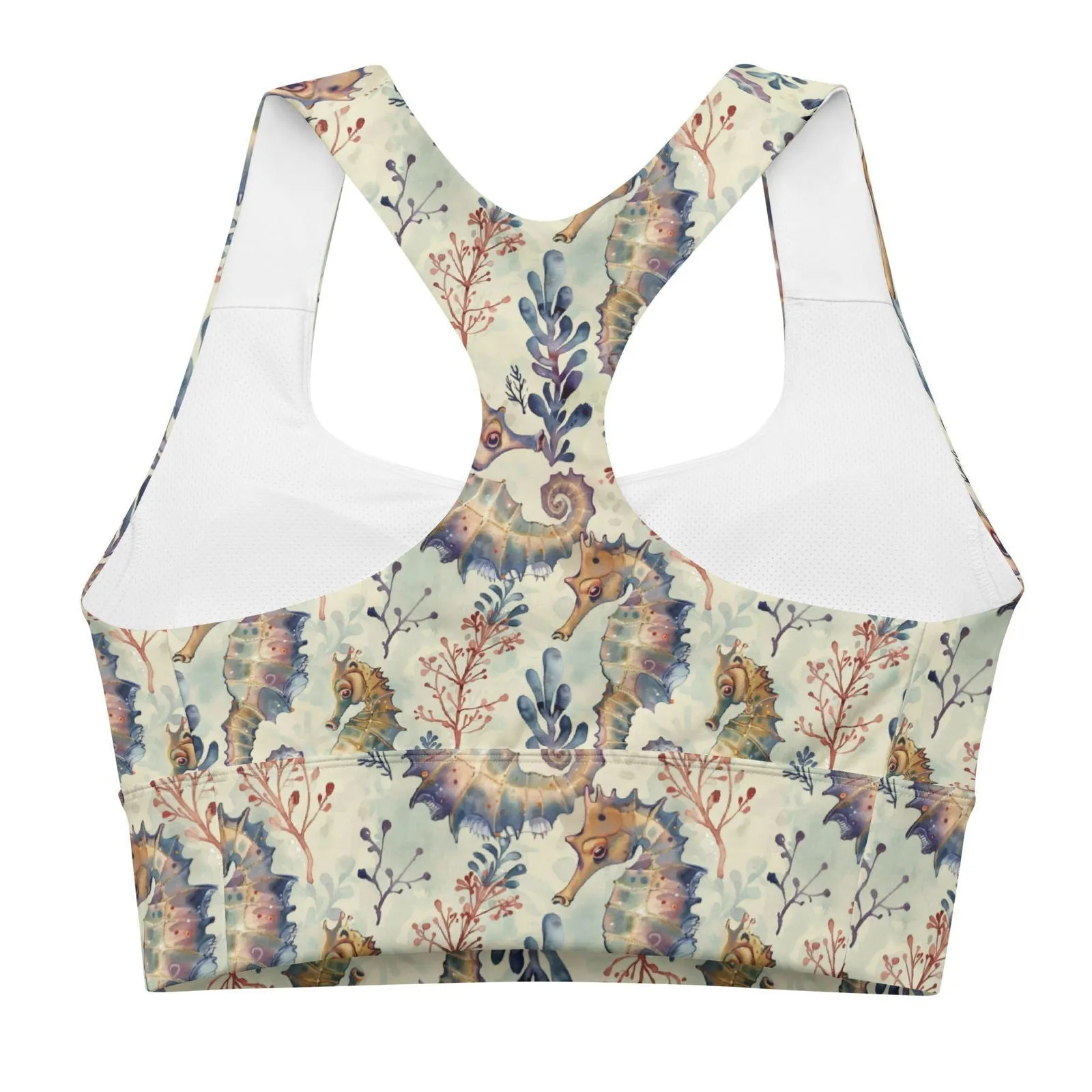 Seahorse Haven Eco Sports Bra Top