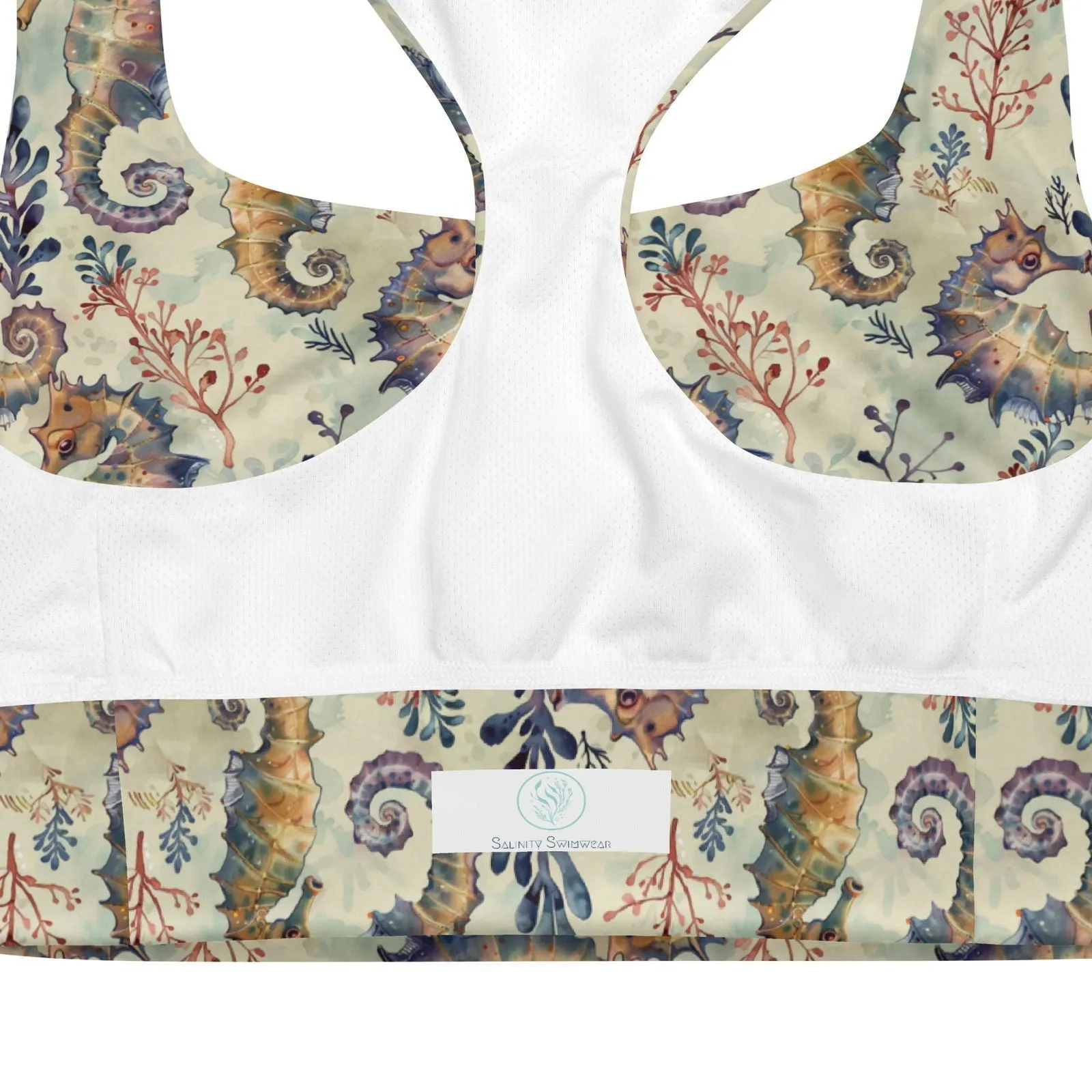 Seahorse Haven Eco Sports Bra Top
