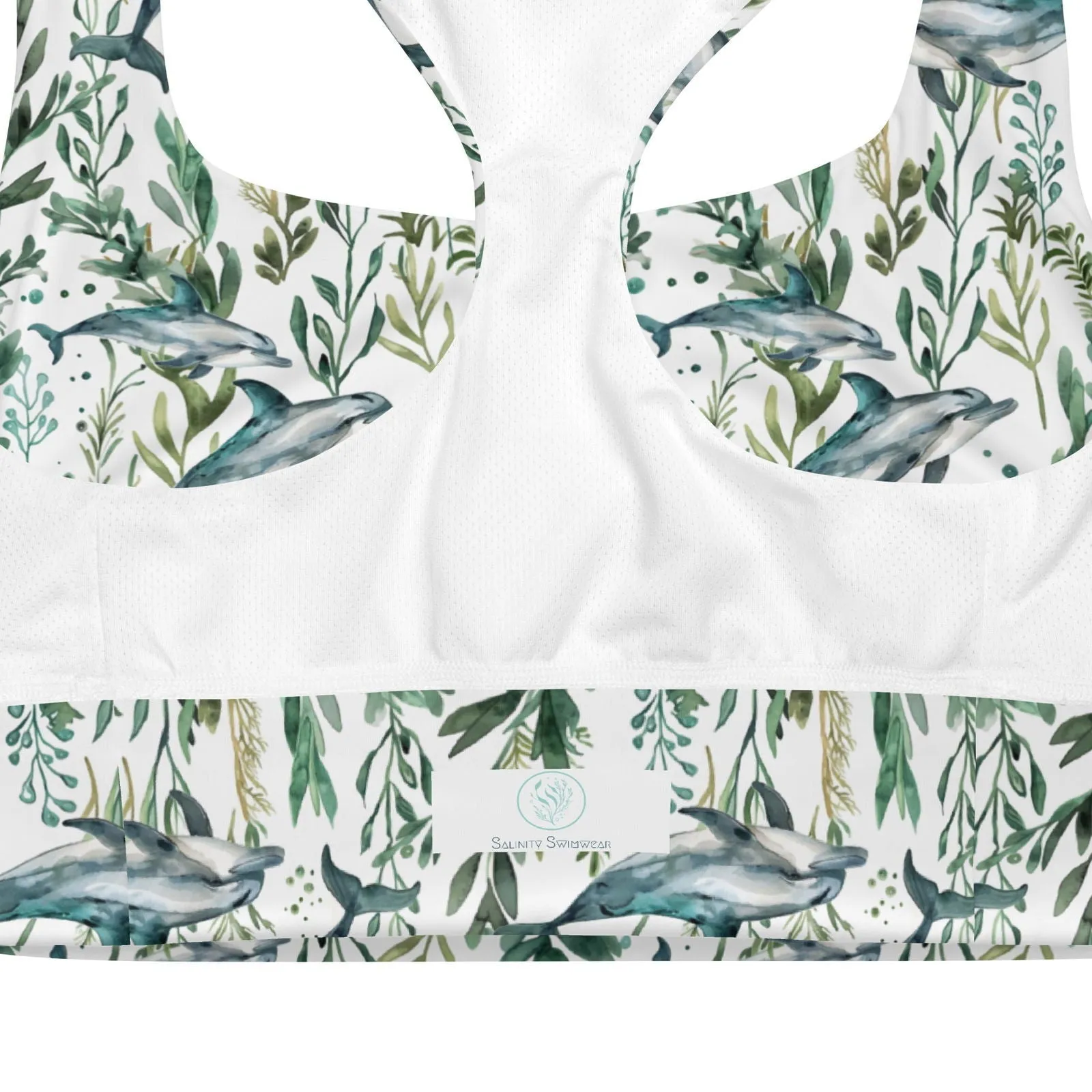 Seascape Dolphin Eco Sports Bra Top