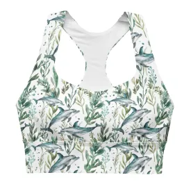 Seascape Dolphin Eco Sports Bra Top
