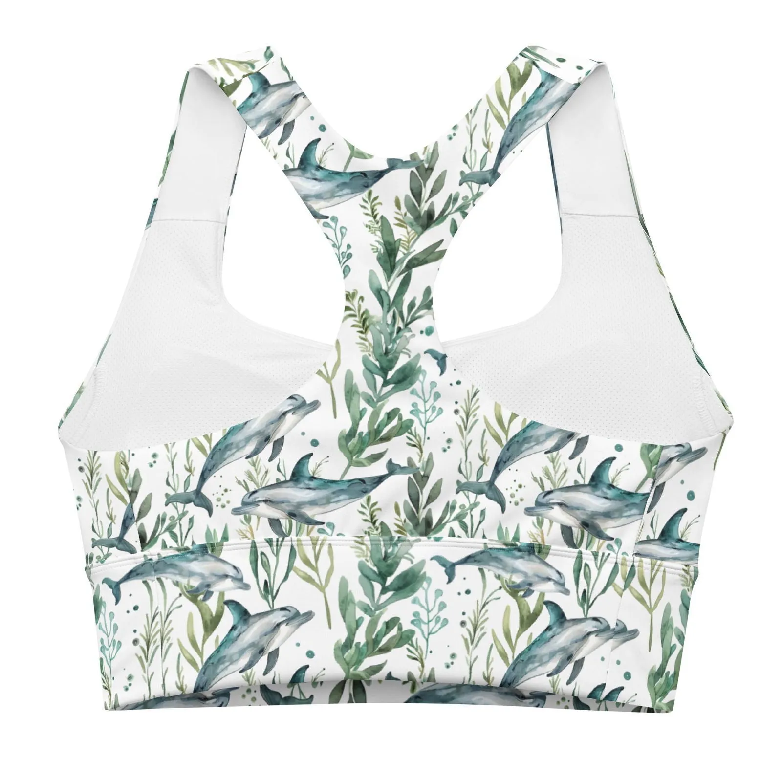 Seascape Dolphin Eco Sports Bra Top