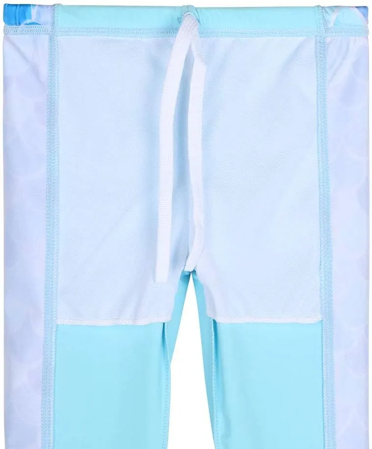 TFJH E Girls Long Sleeve Swimsuit Two Piece Swimwear 3-12 Years UPF 50  Sunsuits