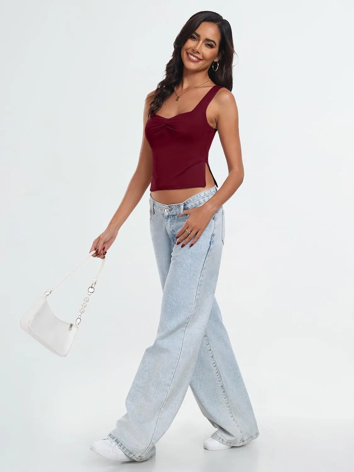 Trendy Queen Womens Going Out Crop Tops Backless Tank Tops Summer Y2k Teen Girls Basics Cute Clothes