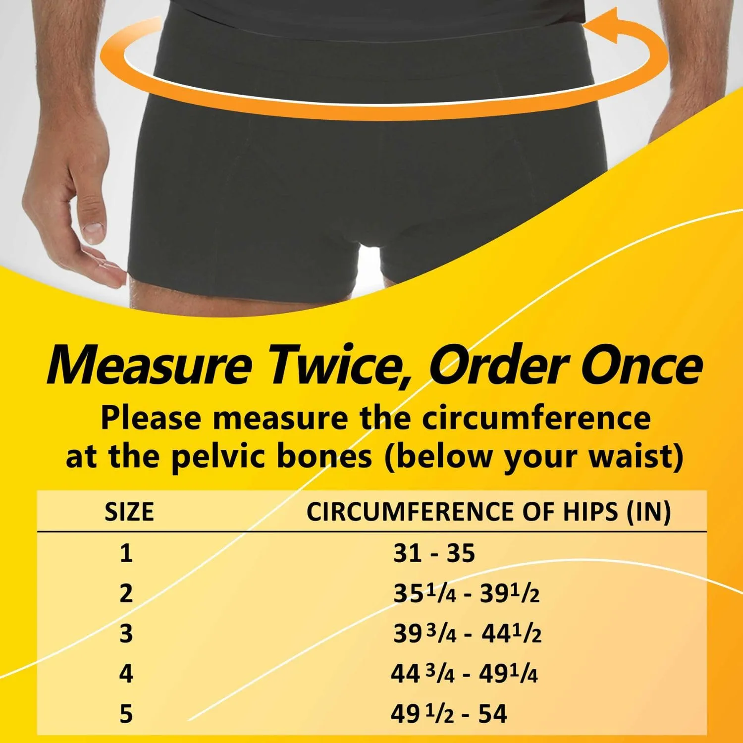 URIEL Left Side Inguinal Hernia Belts for Men  Hernia Support for Men, Pre and Post Surgery Truss, Size Small, Black (31-35 Inches)