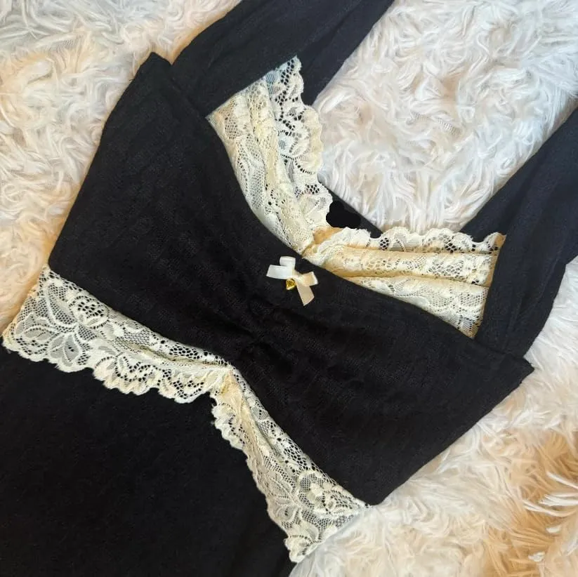 Women Y2K Vintage Lace Trim Cami Top 2000s Aesthetic Slim Fit Milkmaid Vest Cottage Crop Tank Top Coquette Clothes
