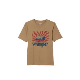 Wrangler Kid's Bison Waves Tee Shirt