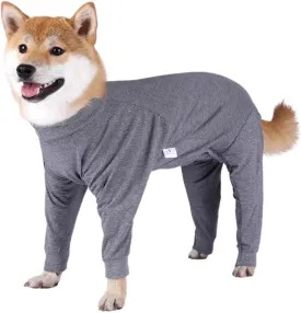 Xqpetlihai Dog Onesie Surgery Recovery Suit for Medium Large Dogs Recovery Shirt for Abdominal Wounds or Skin Diseases Dogs Pajamas for Shedding Allergy Anti Licking(G,S)